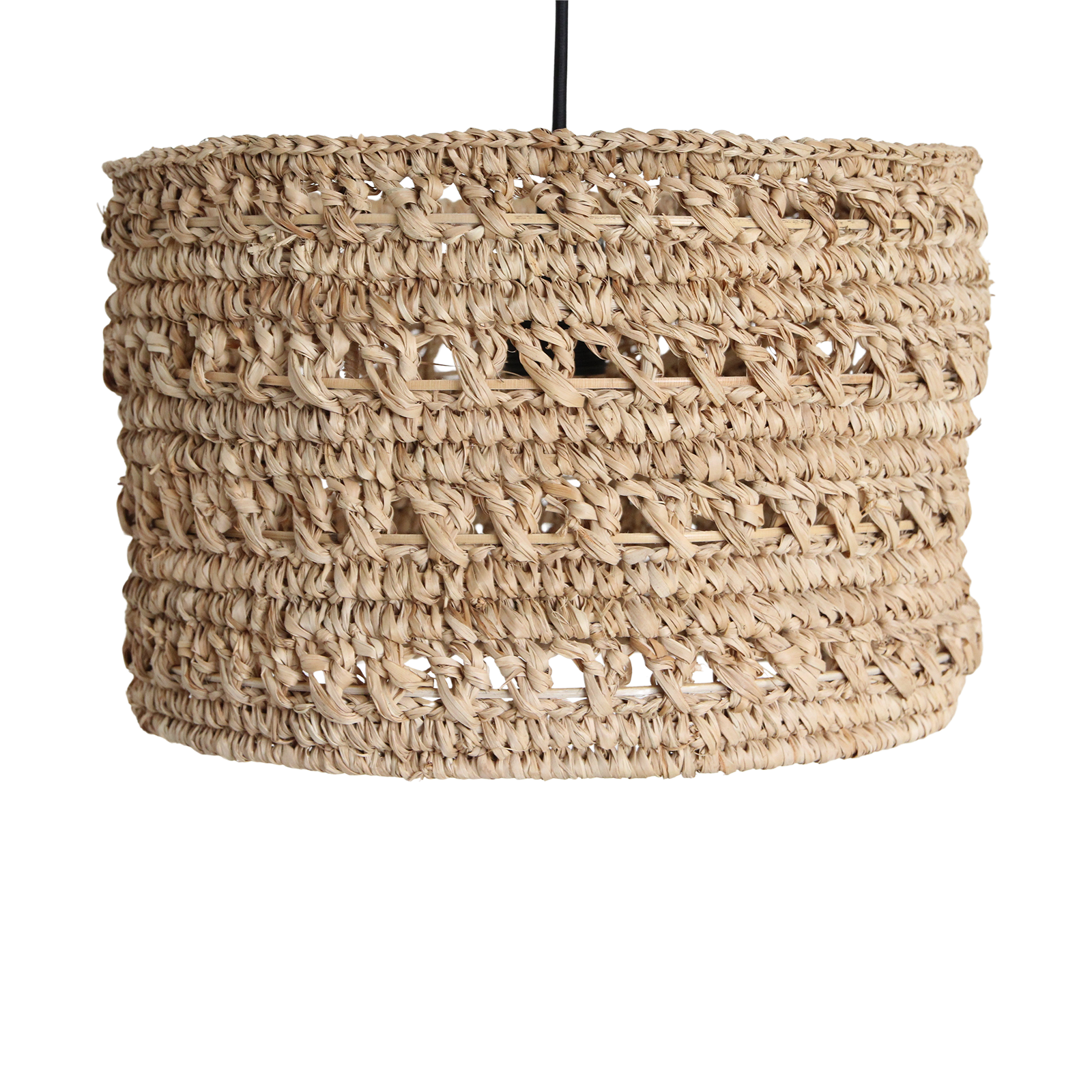 Herba hanglamp van zeegras - Ø 30x20 cm - RAW