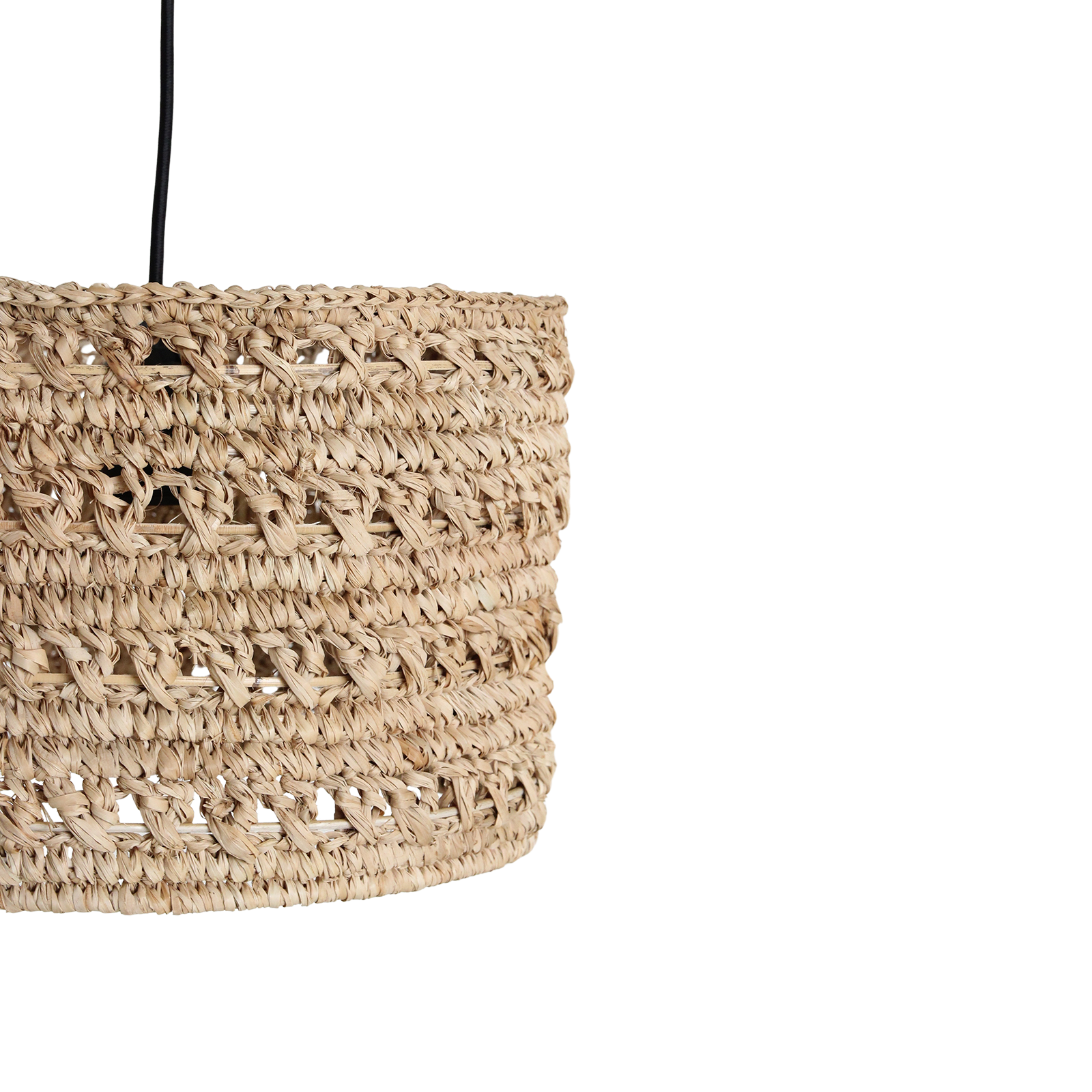 Herba hanglamp van zeegras - Ø 30x20 cm - RAW