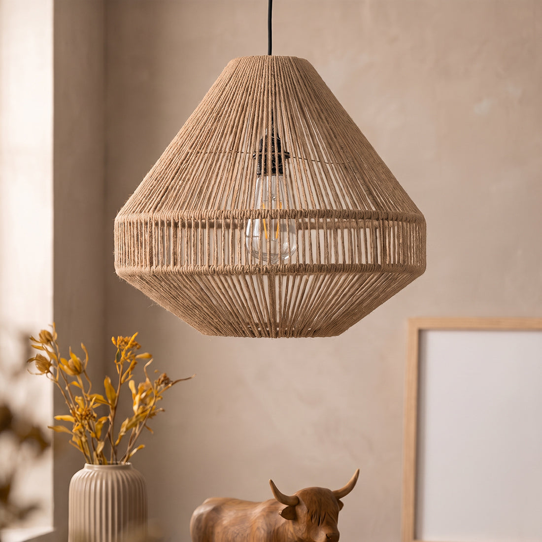 Linea hanglamp Diamond - Ø 44x42 cm - RAW