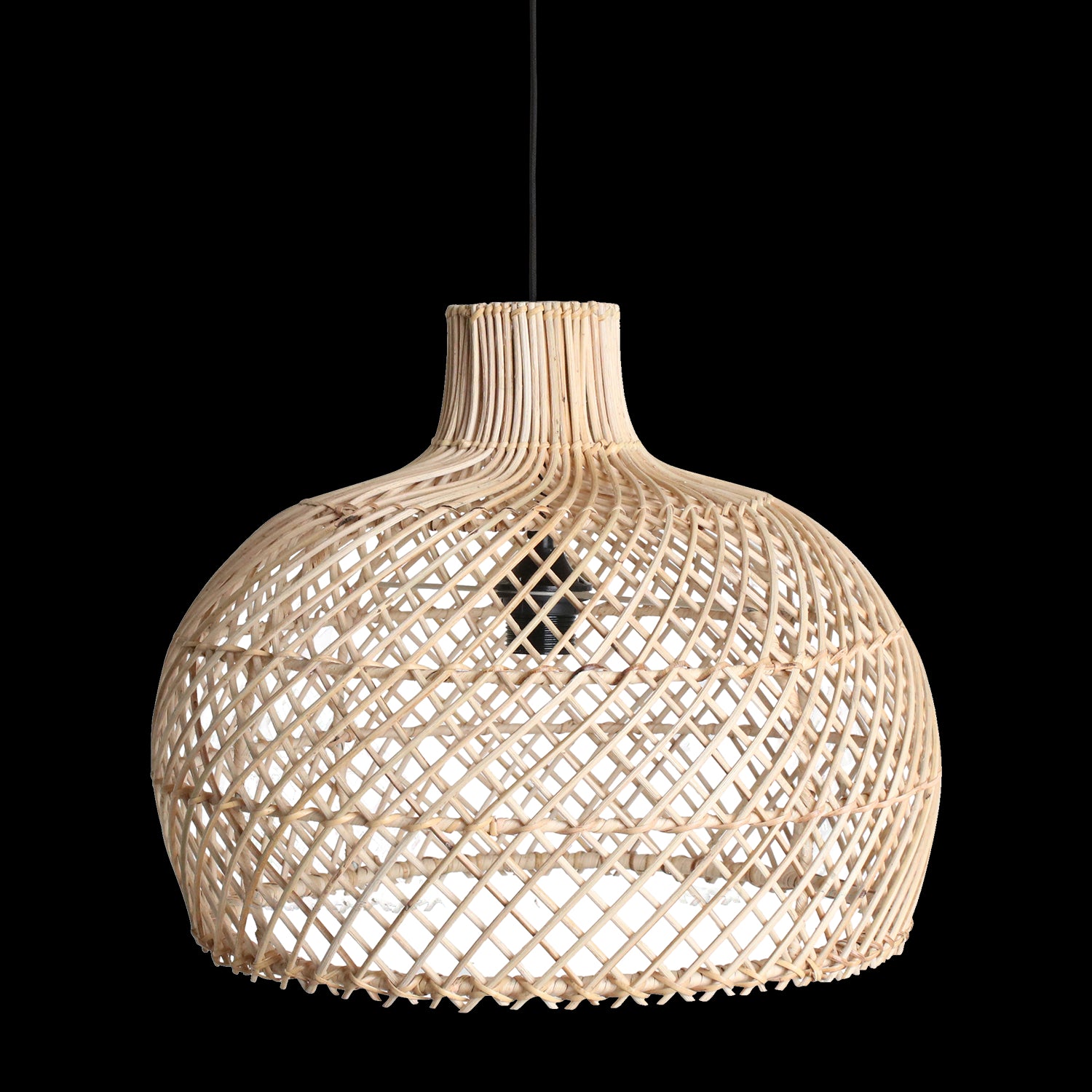 Maze rotan hanglamp naturel - Ø 42x36 cm - RAW