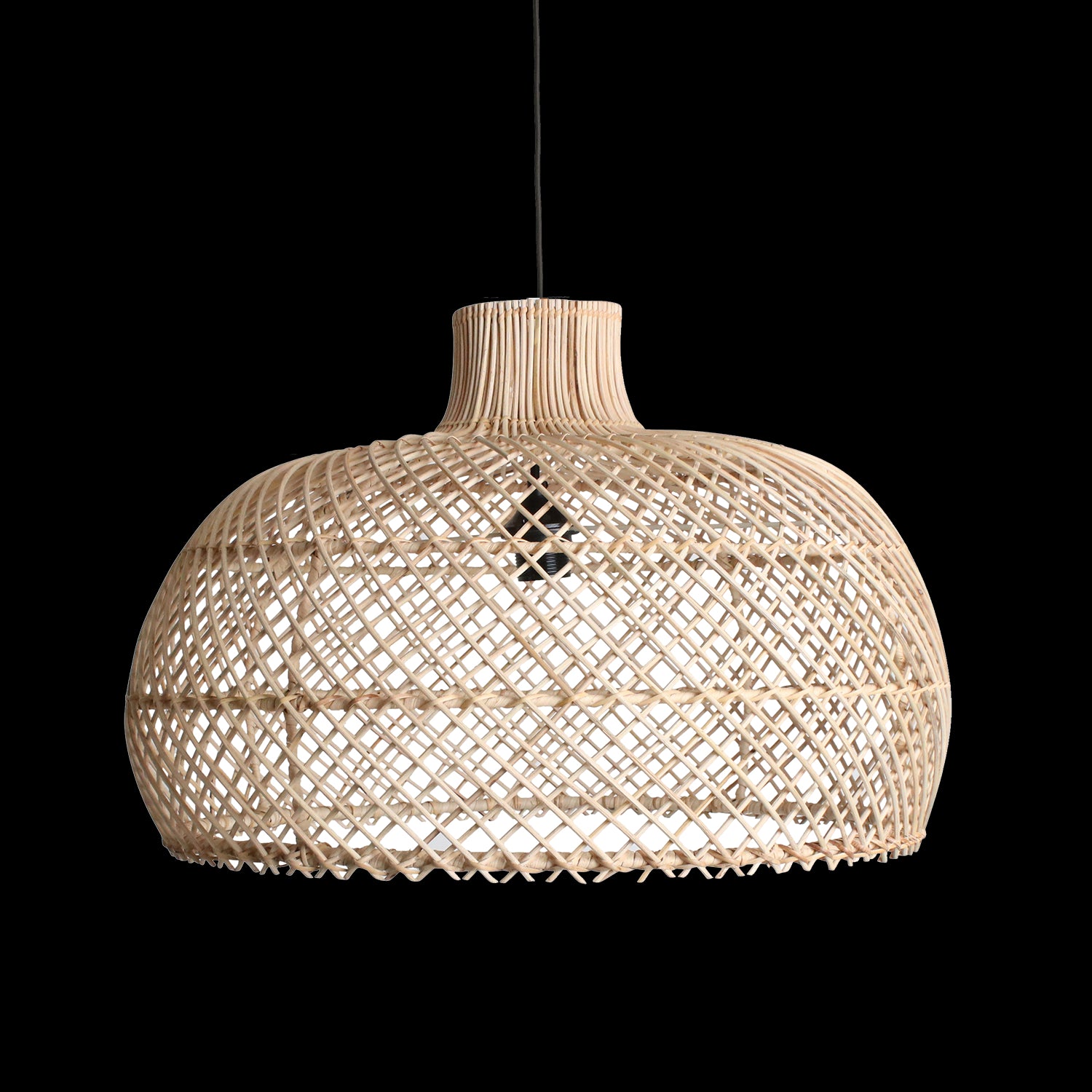 Maze rotan hanglamp naturel - Ø 57x36 cm - RAW