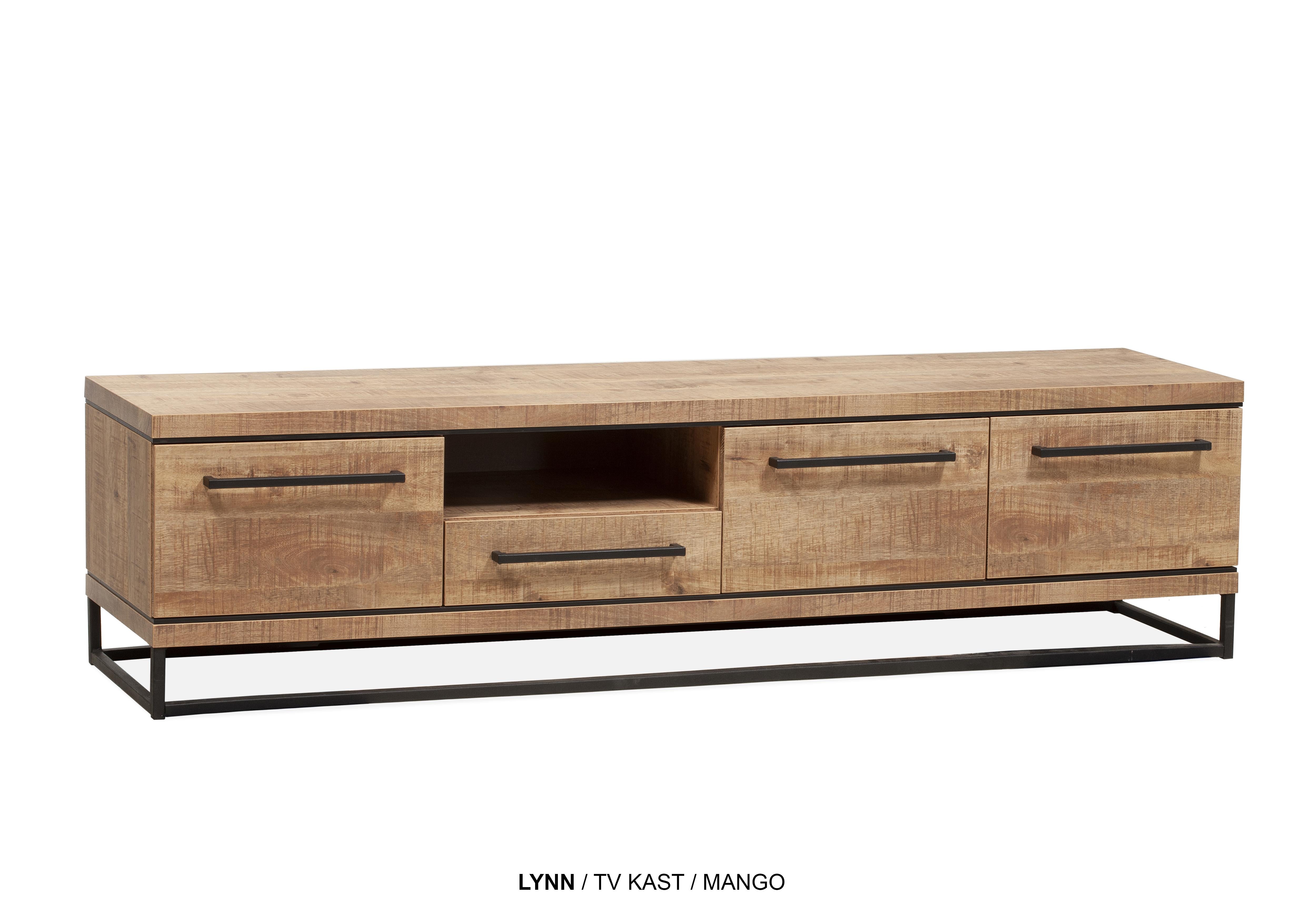 TV-kast Lynn groot MX - 3deuren/1lade/1 open vak