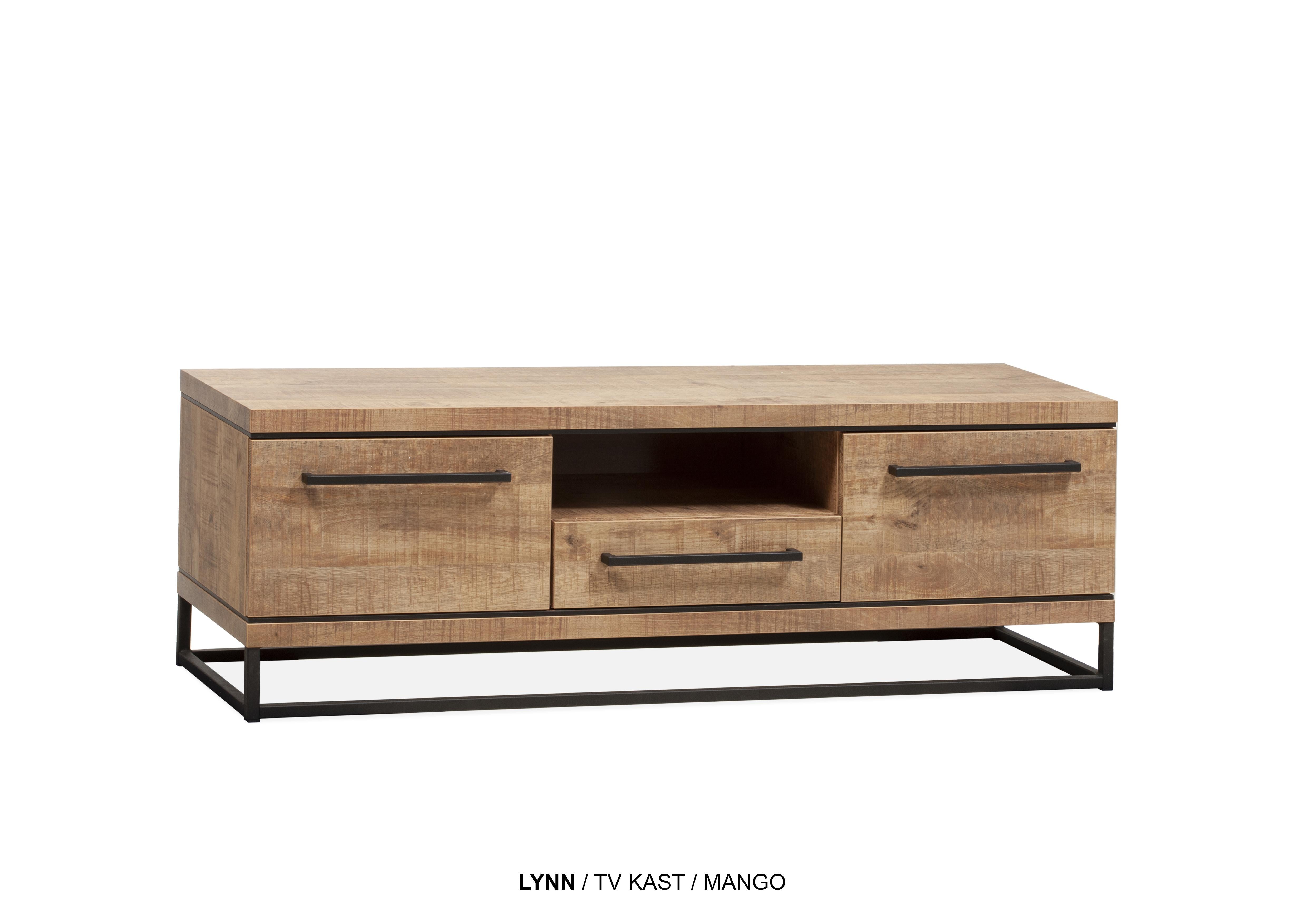 TV-kast Lynn klein MX - 2deuren/1lade/1 open vak