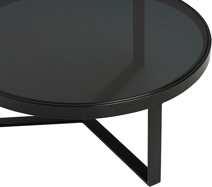 Bijzettafel Lazio glas Ø50 - NW