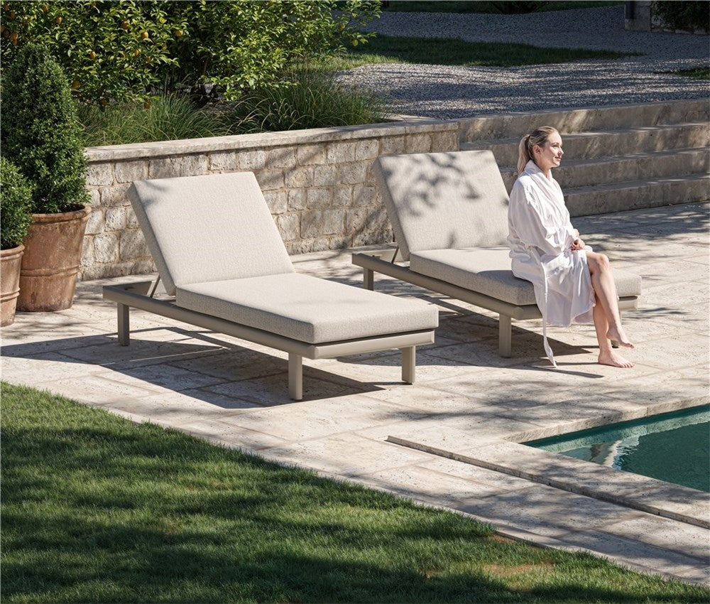 Outdoor ligzetel Riva incl. kussens en cover - VDC