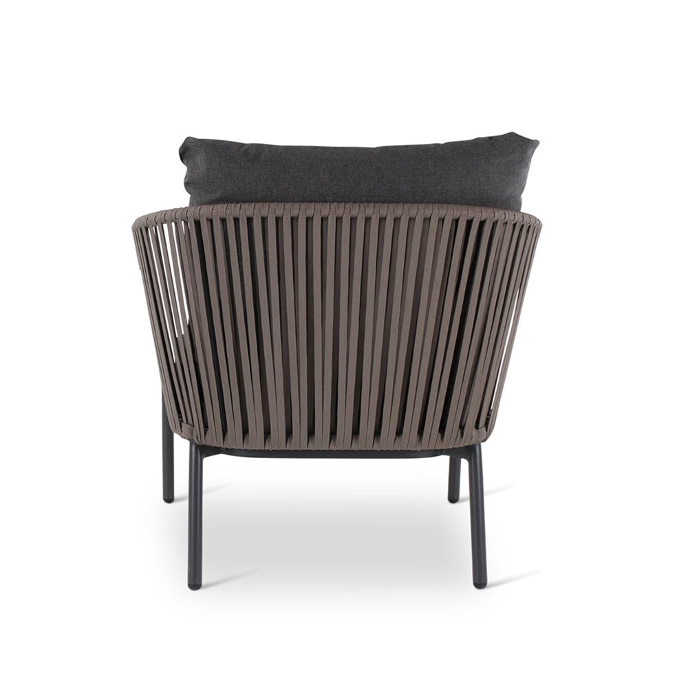 Fauteuil club d’extérieur Clavo, coussins inclus - VDC