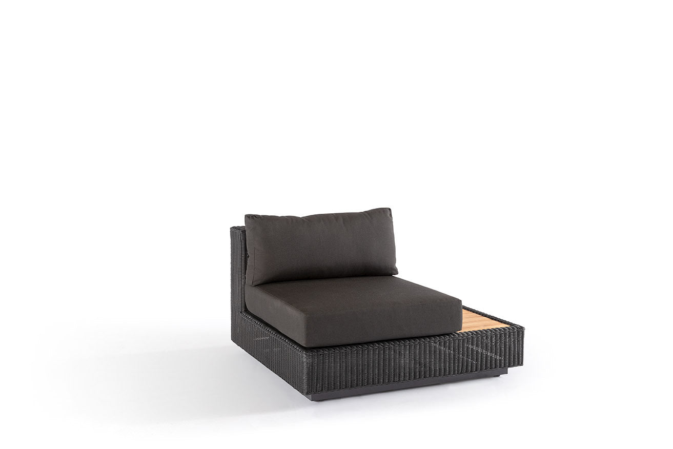 Outdoor lounge set Flo zwart - PRN