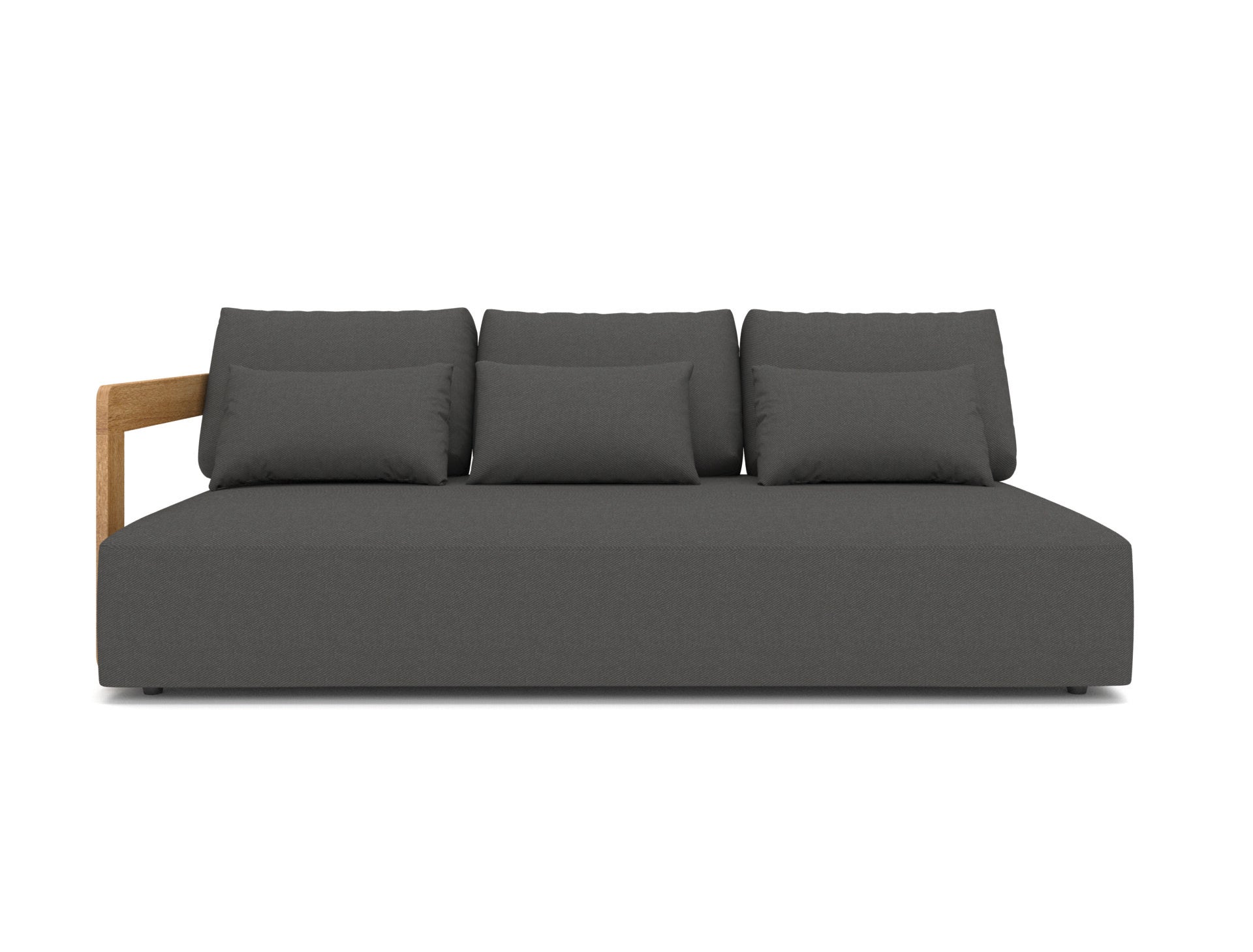 outdoor set Rafa teak - stof antraciet - GS