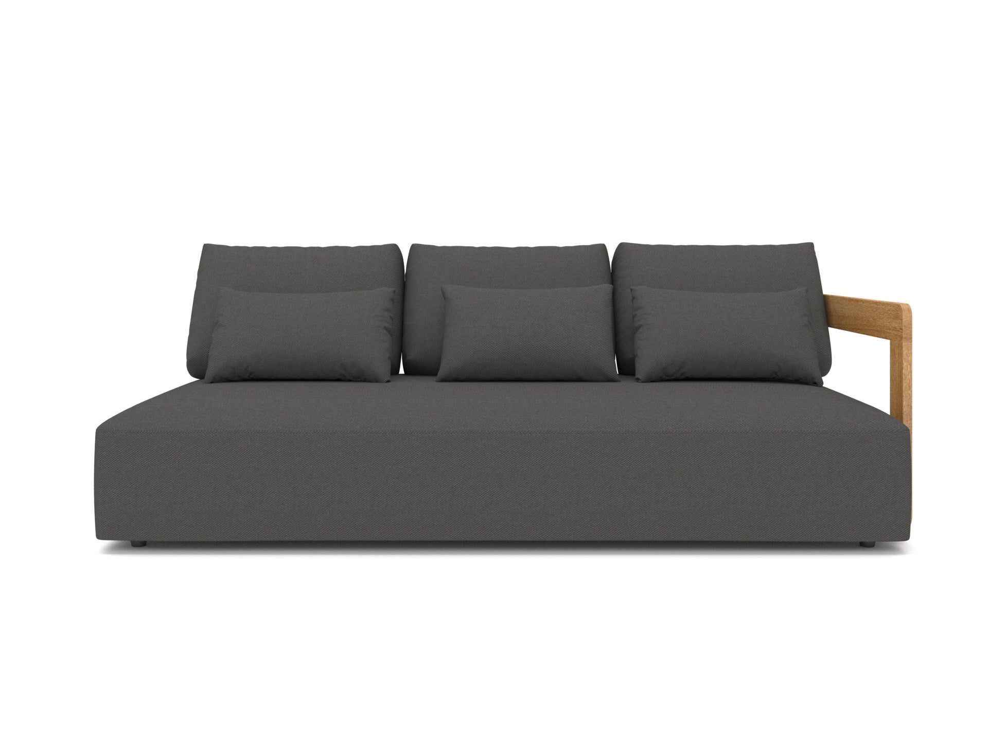 outdoor set Rafa teak - stof antraciet - GS