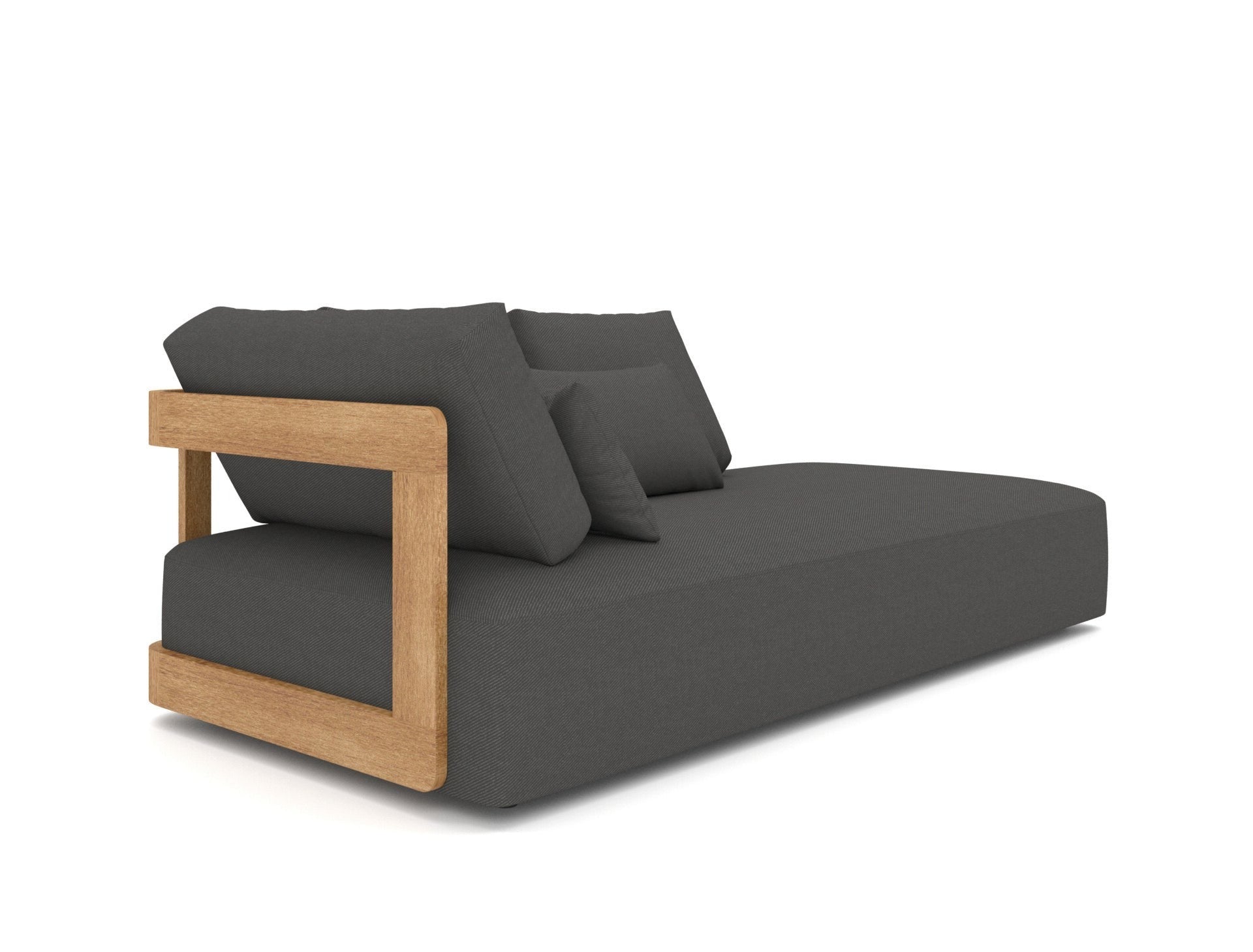outdoor set Rafa teak - stof antraciet - GS