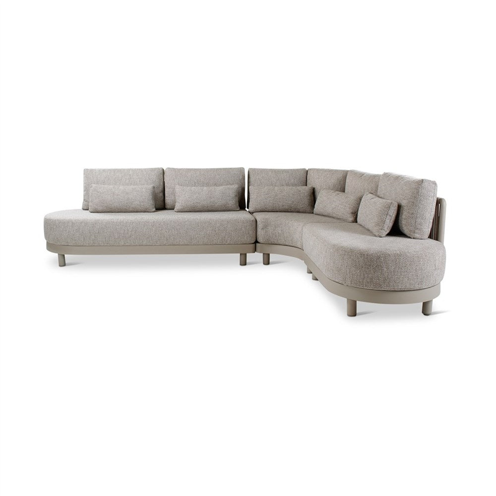 Outdoor loungeset Dubai met kussens en cover inbegrepen - VDC