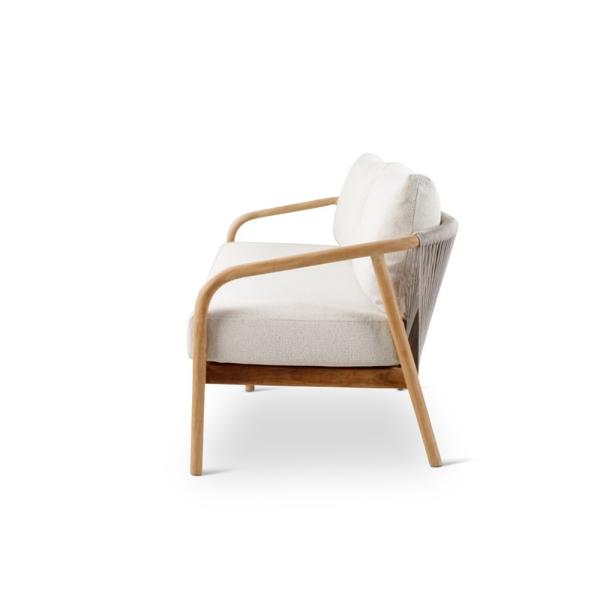 Loungezetel 2.5-zit outdoor BORAS teak naturel - VDC