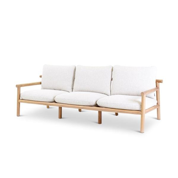 Outdoor loungezetel 3-zit Kuro teak - VDC
