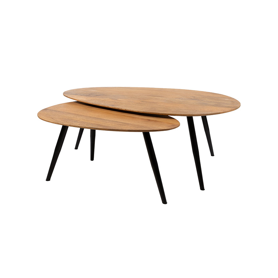 salontafel Kassel organisch, S/2, natuurlijk- NW