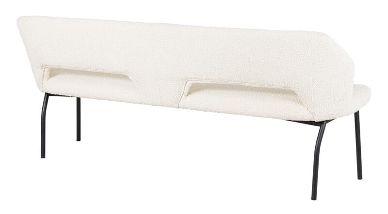 Bank Bloom 190 bouclé naturel - DTP