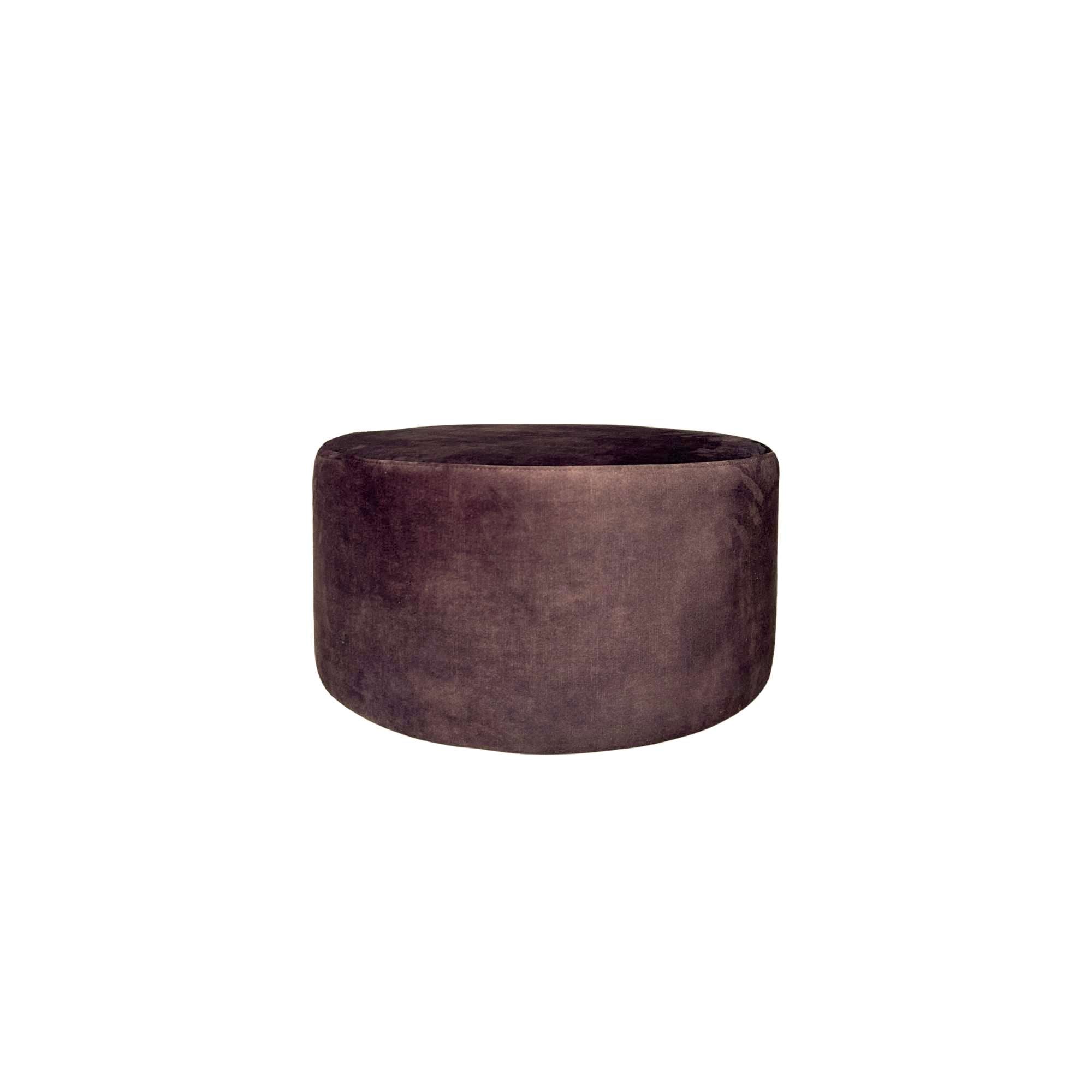 Poef | Rond | 60 cm | Adore 108 | Bruin - STF
