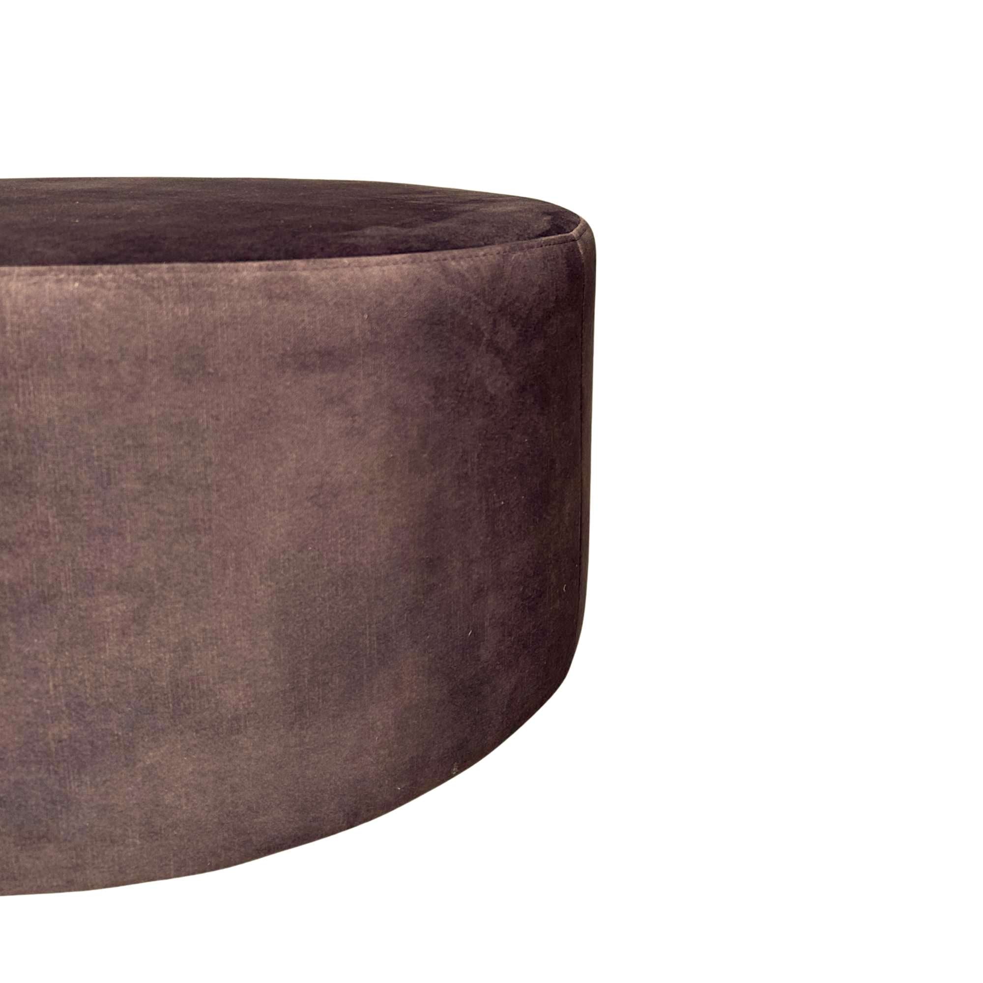 Poef | Rond | 60 cm | Adore 108 | Bruin - STF