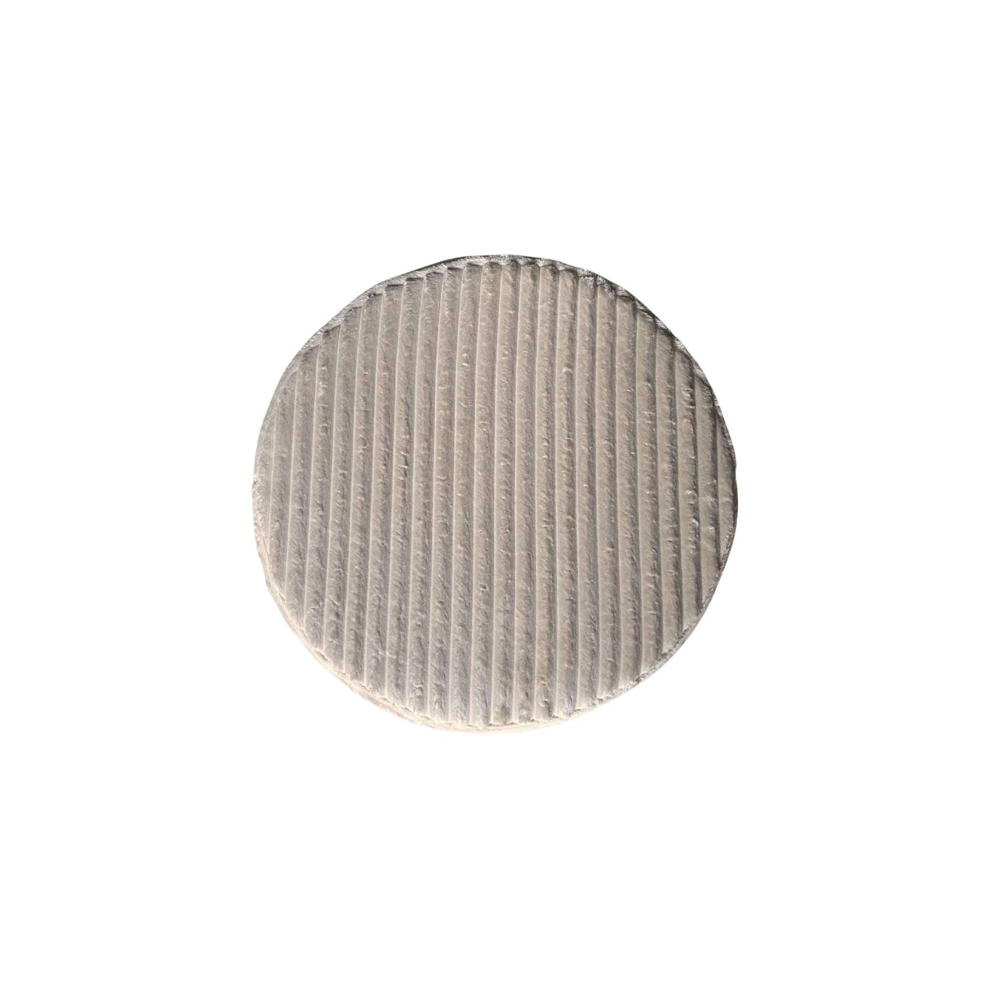 Poef | Rond | 60 cm | Tilia 03 | Beige - STF