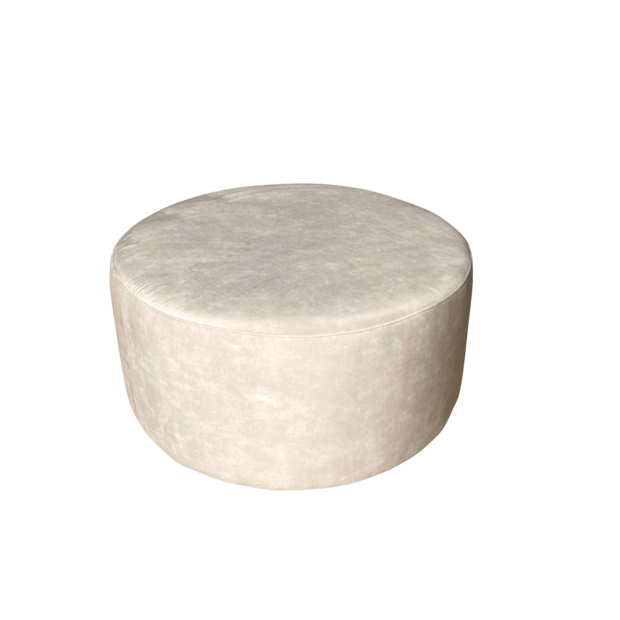 poef | rond | 80 cm | Adore 102 | crème - STF
