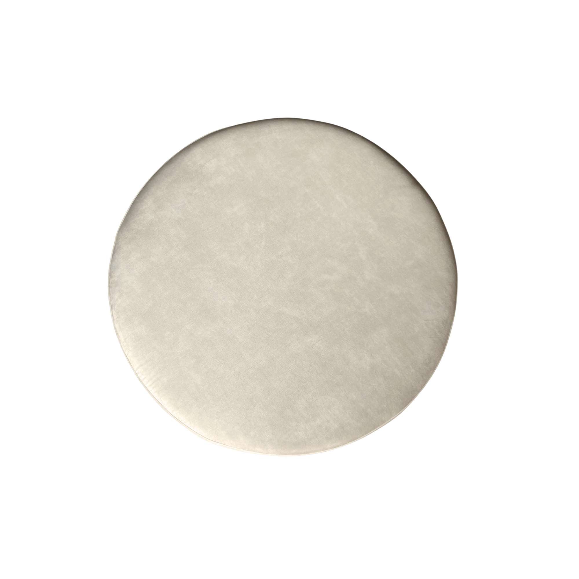 poef | rond | 80 cm | Adore 102 | crème - STF