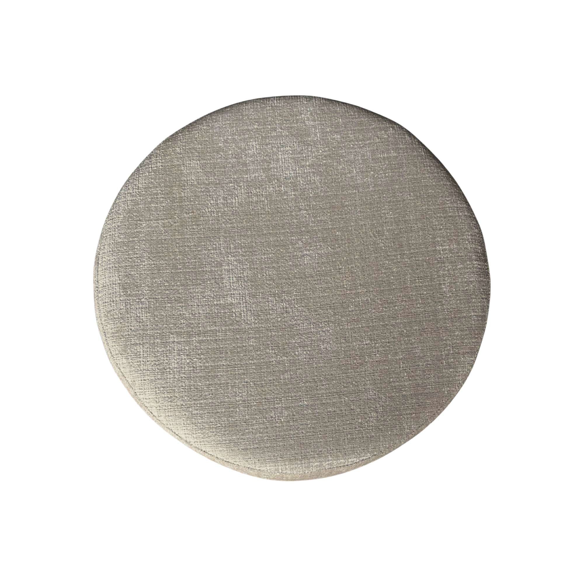 Poef | Rond | 80 cm | Cremona 14 | Taupe - STF