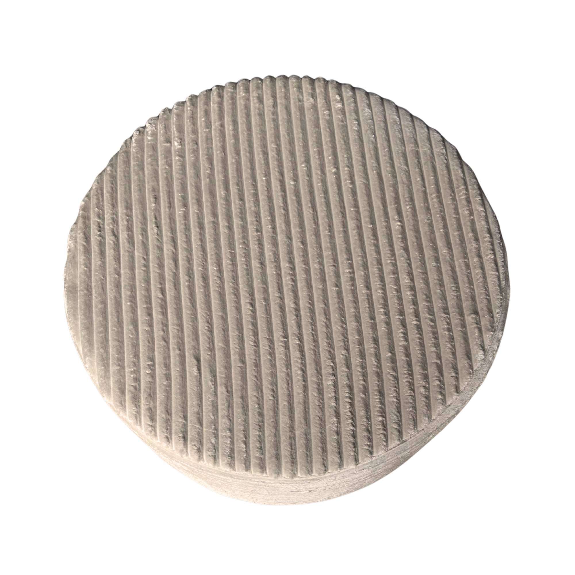 Poef | Rond | 80 cm | Tilia 03 | Beige - STF