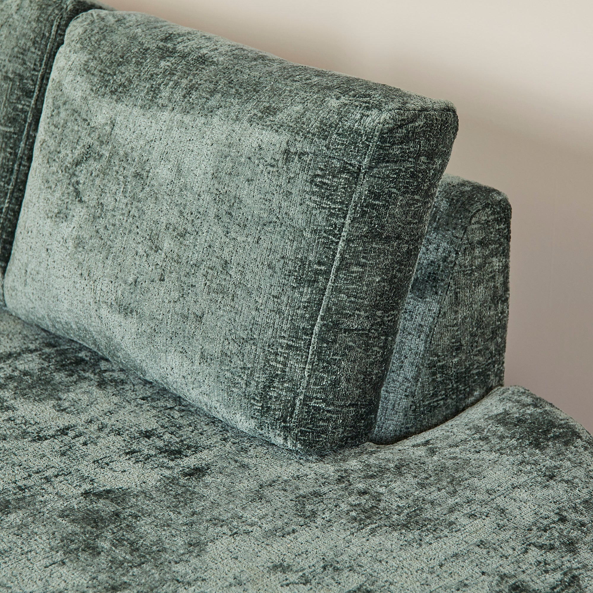 Sofa Alma | 2,5-zit + ottomane rechts | groen - STF