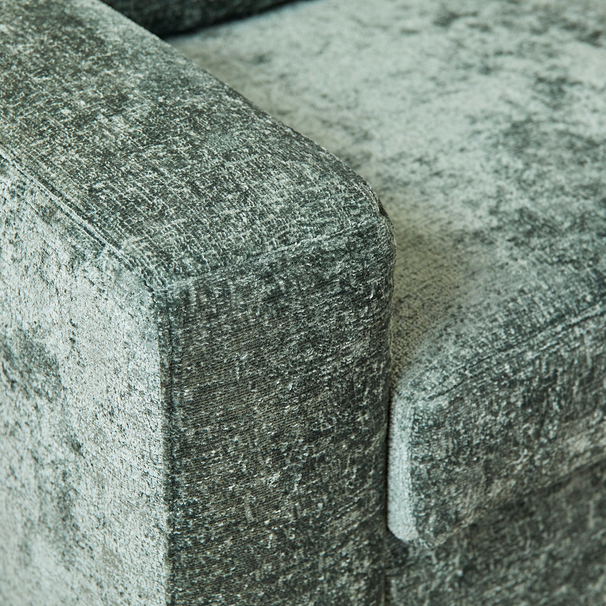 Sofa Alma | 2,5-zit + ottomane rechts | groen - STF