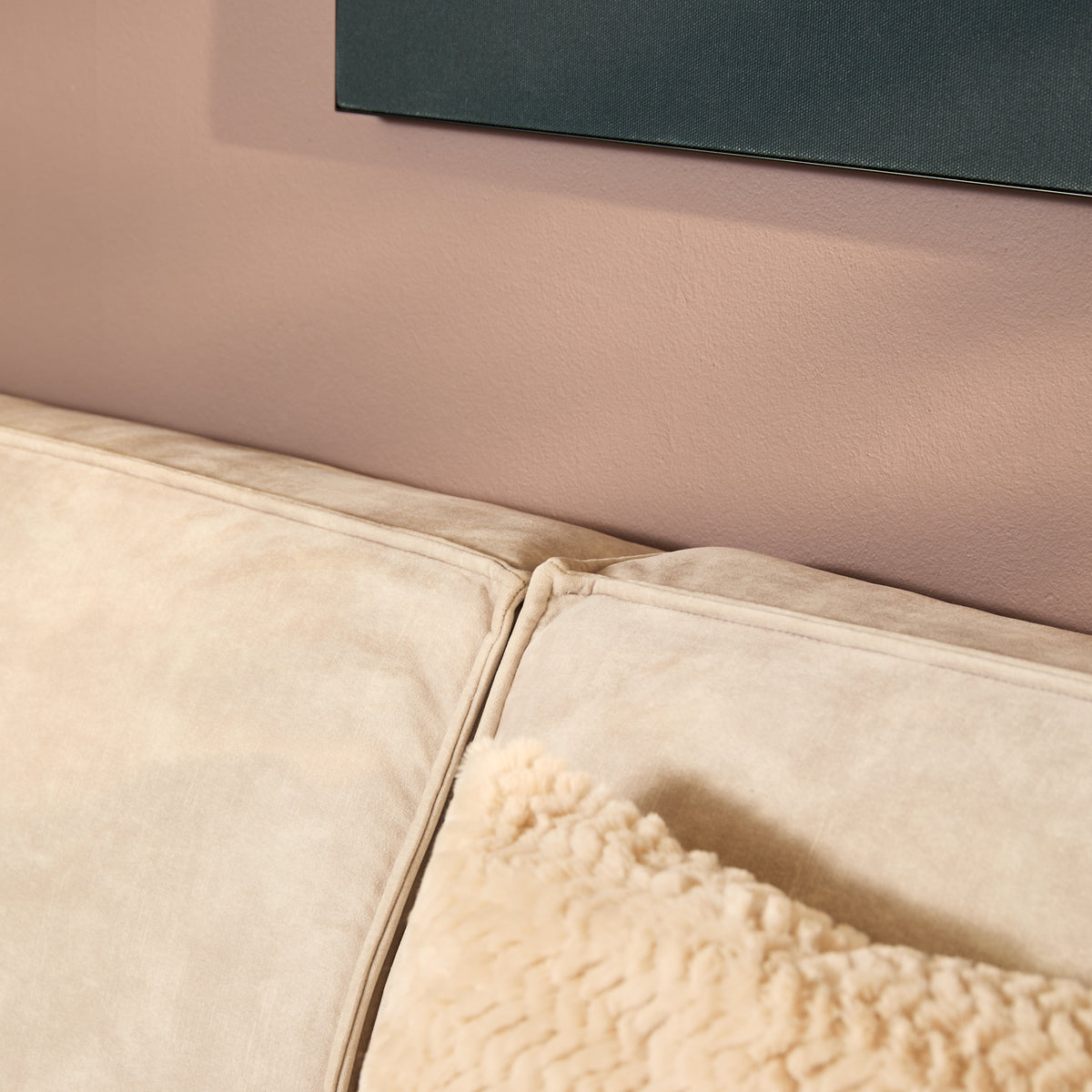 Canapé Floris | 2,5 places + pouf droit - STF