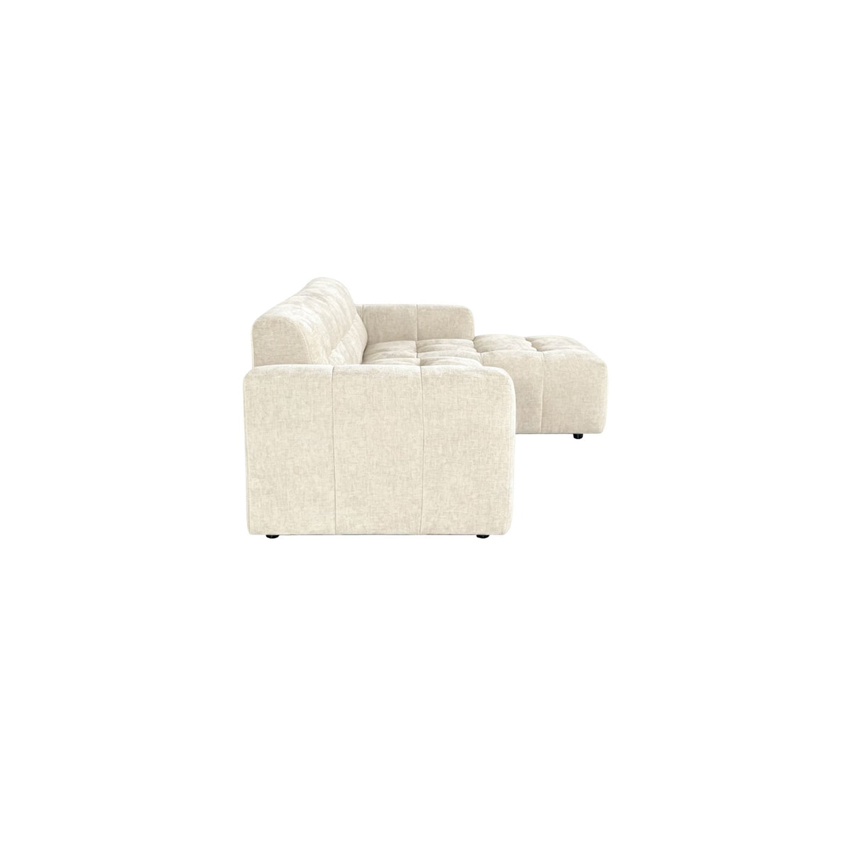 Salon Ruby Hoekbank Beige 2,5-zits AL + Lounge R - STF
