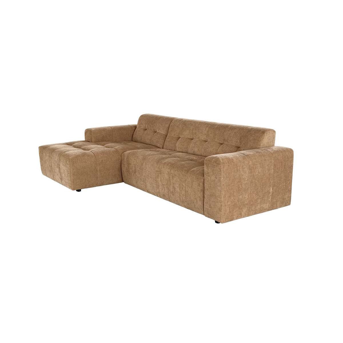 Salon Ruby hoekbank Camel Lounge L + 2,5-zits arm rechts - STF