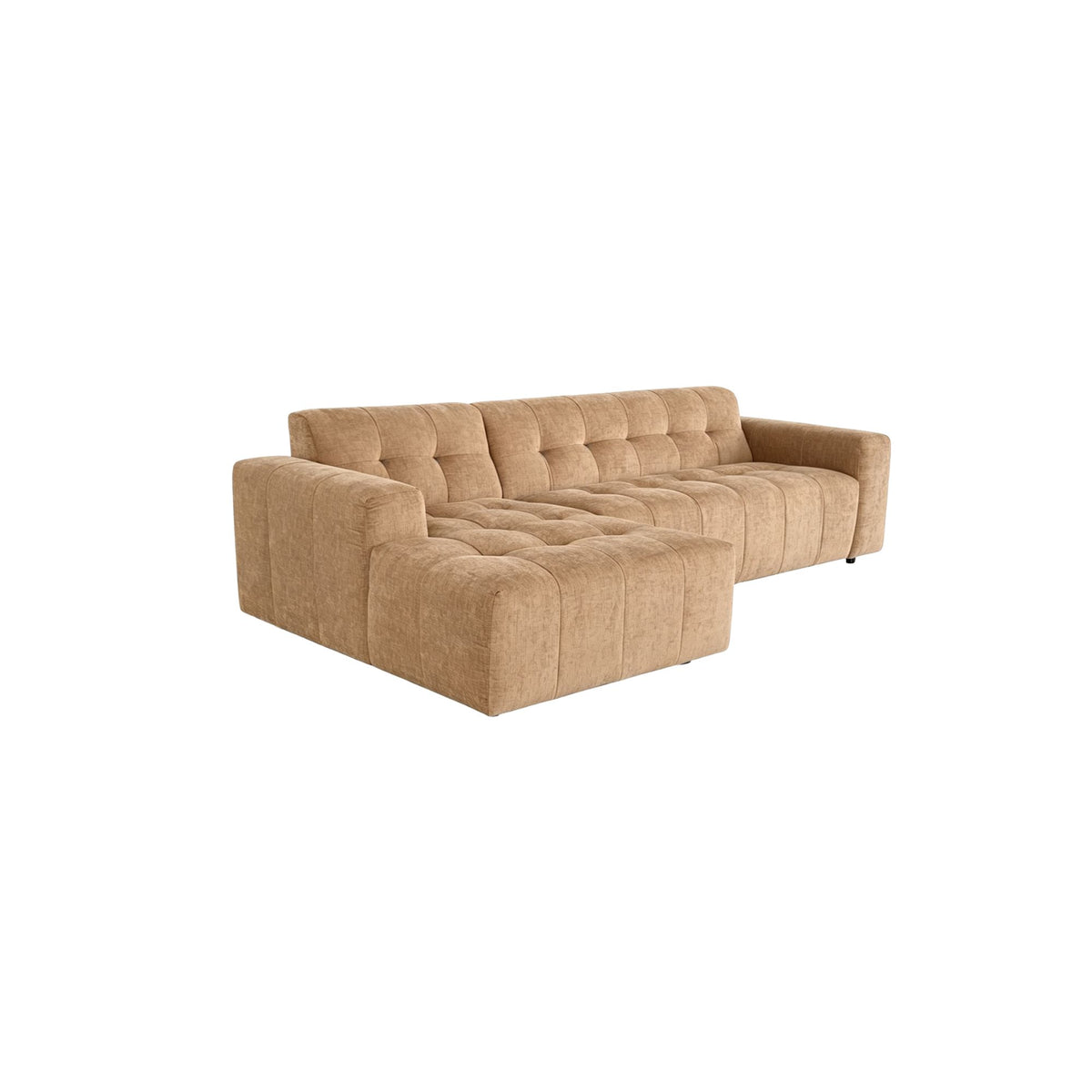 Salon Ruby hoekbank Camel Lounge L + 2,5-zits arm rechts - STF