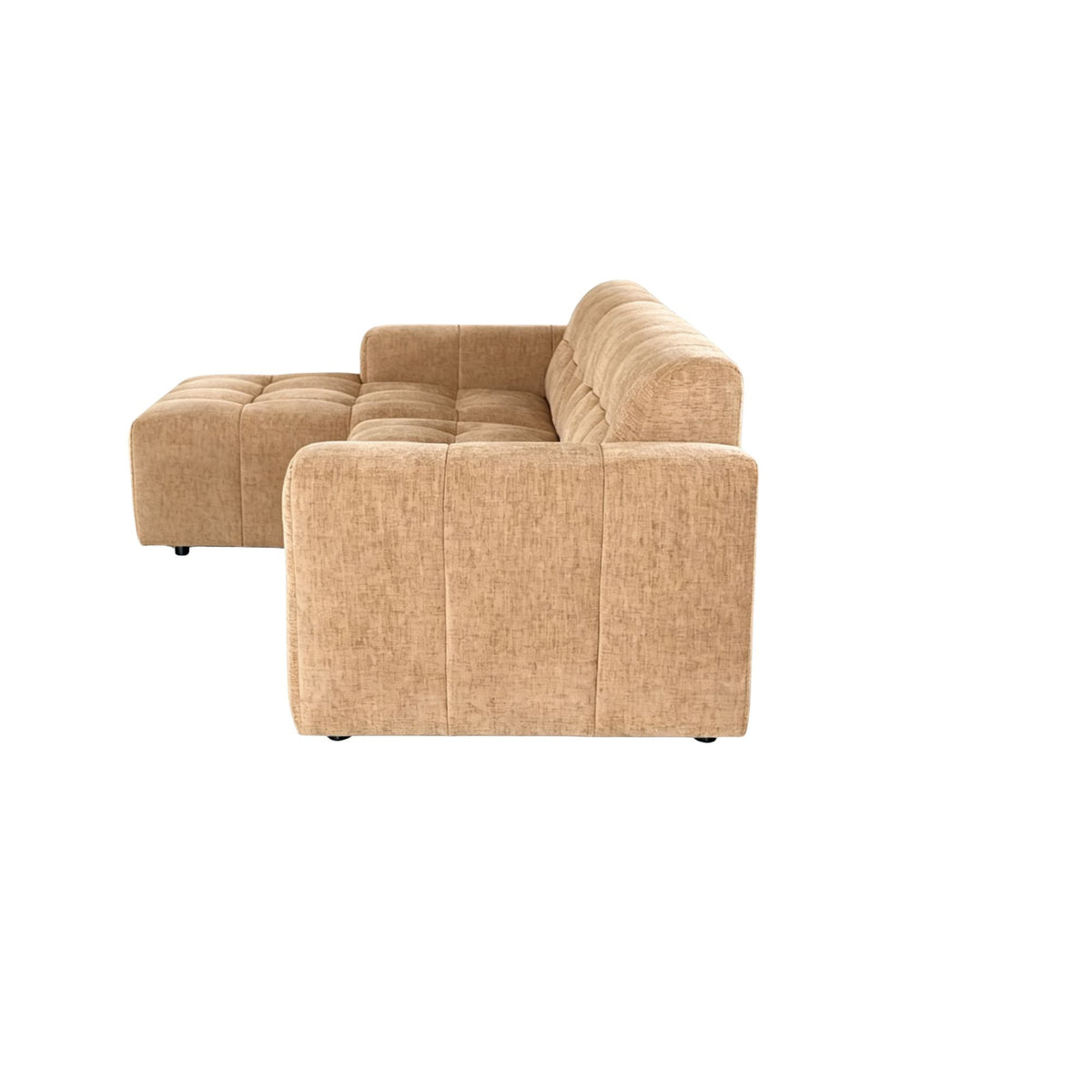Salon Ruby hoekbank Camel Lounge L + 2,5-zits arm rechts - STF