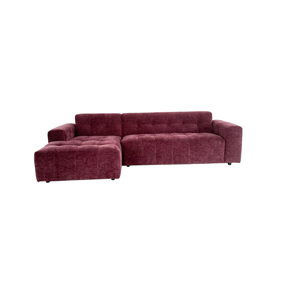 Salon Ruby Hoekbank Paars Lounge L + 2,5-zits AR - STF