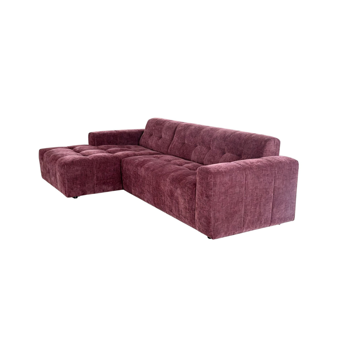 Salon Ruby Hoekbank Paars Lounge L + 2,5-zits AR - STF