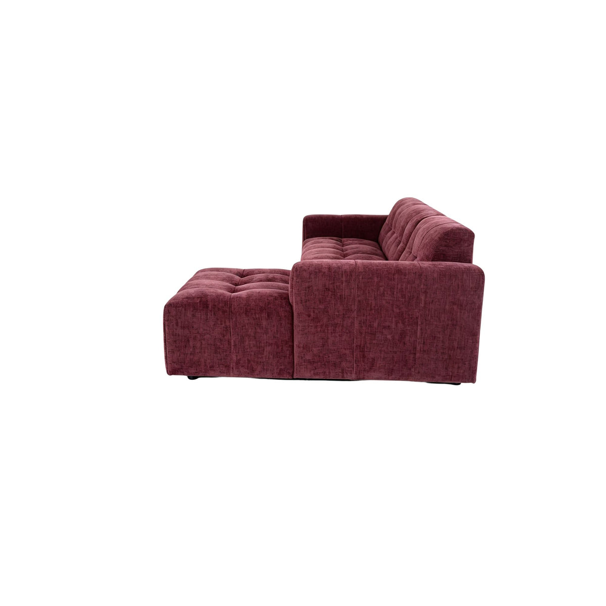 Salon Ruby Hoekbank Paars 2,5-zits AL + Lounge rechts - STF