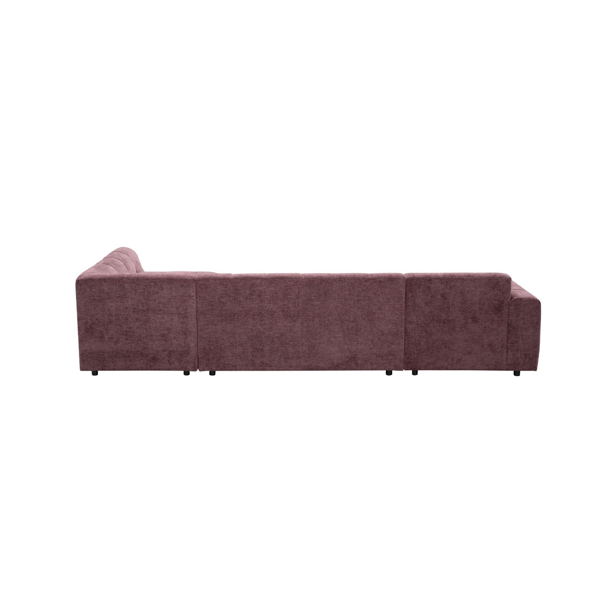 Salon Ruby U-bank Paars Lounge L + 2,5 + Ottomane Rechts - STF