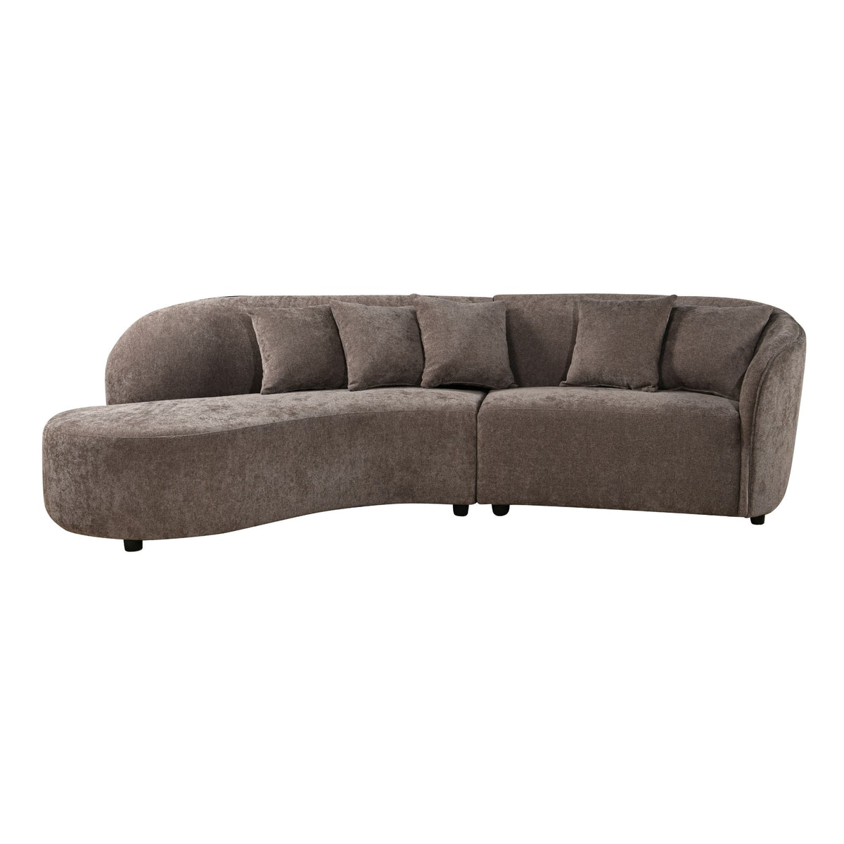 Sofa Novi Hoekbank Grijs Lounge L + 3-zits - STF