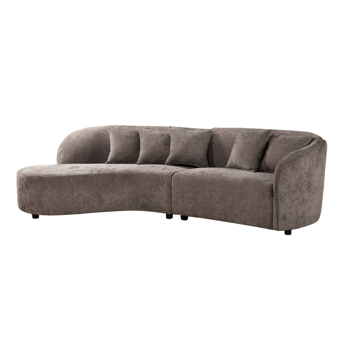 Sofa Novi Hoekbank Grijs Lounge L + 3-zits - STF