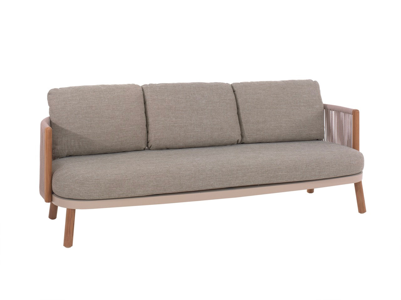 Outdoor lounge set Mendoza aluminium met teakarm - GS