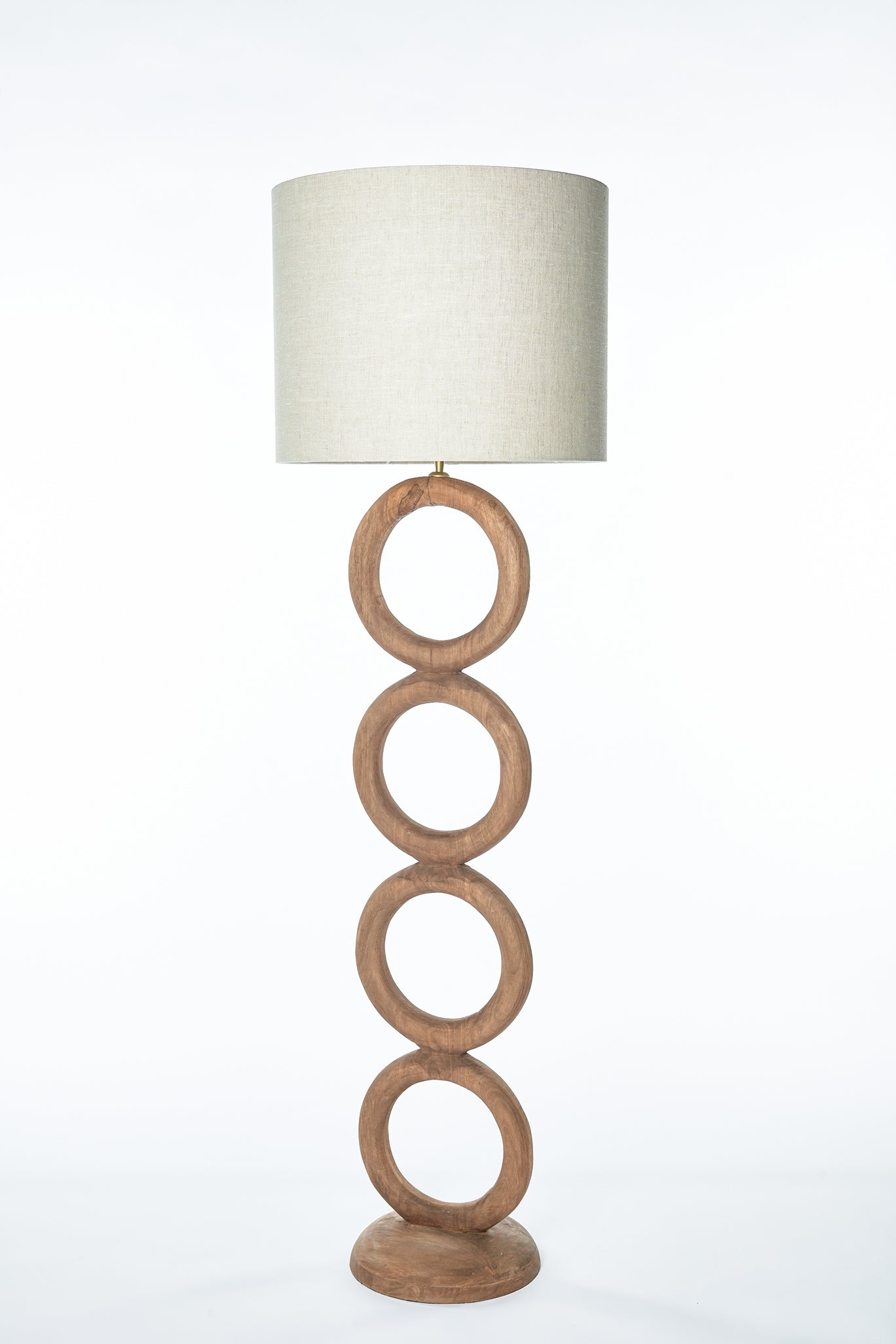 Vloerlamp Nola naturel/vlaslinnen licht - MD
