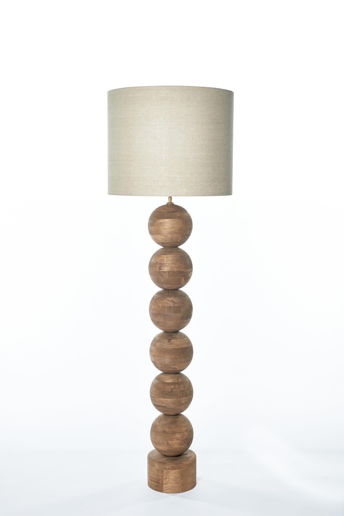 Vloerlamp Oase naturel/vlaslinnen - MD