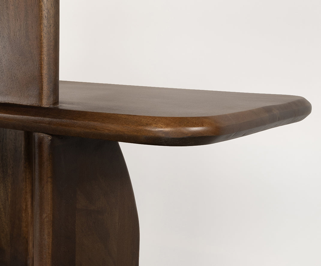 boekenkast Oregano 140, mango bruin walnoot - NW