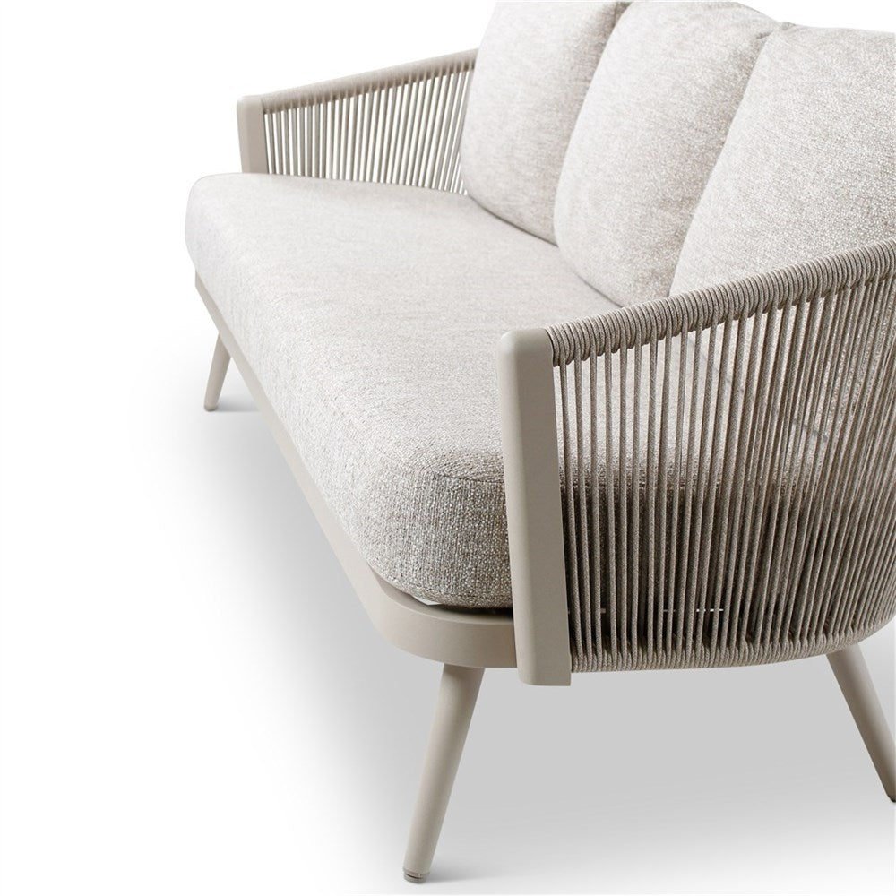 Outdoor 3-zit Mikos met kussens en cover inbegrepen - VDC
