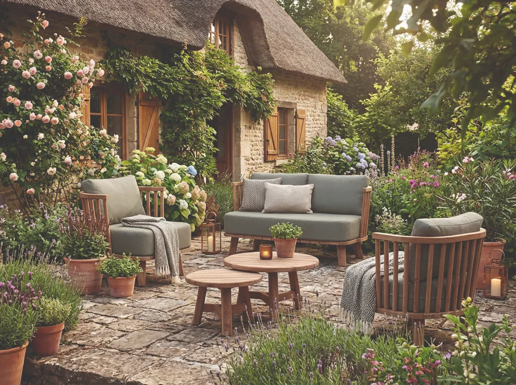 Salon de jardin Casablanca teck - GESC