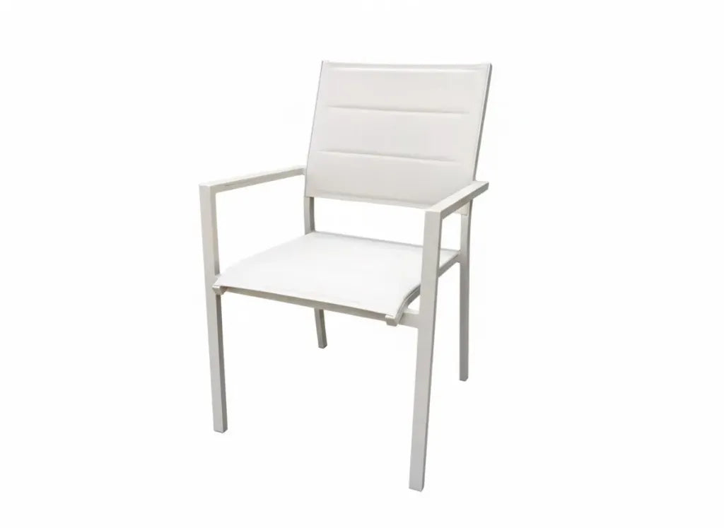 fauteuil d’extérieur empilable Capri : noir ou taupe -GESC