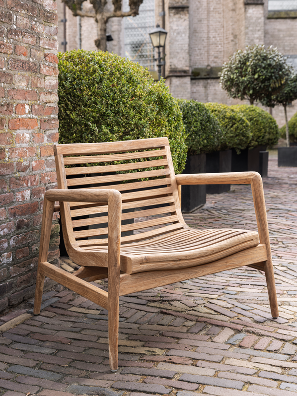Outdoor bank Ray - teak - DTP
