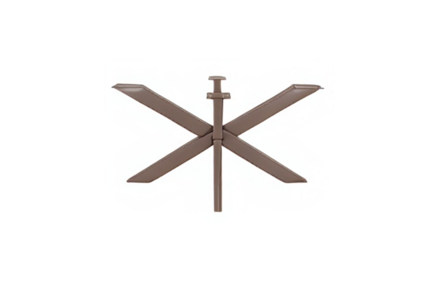 Tafelpoot Matrix 200 outdoor rectangular - teak - PRN