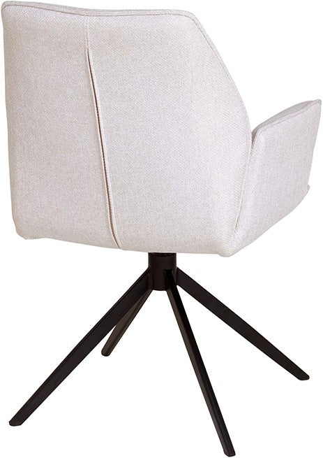 Fauteuil de table Revi pivotant lotus naturel (prix = set de deux) - NW
