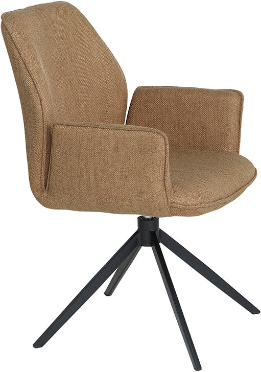 Fauteuil Revi pivotant lotus brass (prix = set de deux) - NW